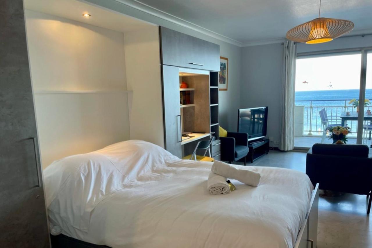 Seafront One Bedroom Apartment With A Terrasse Swimming Pool And A Parking 昂蒂布 外观 照片
