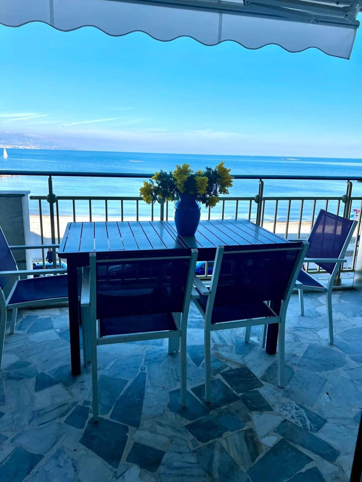 Seafront One Bedroom Apartment With A Terrasse Swimming Pool And A Parking 昂蒂布 外观 照片